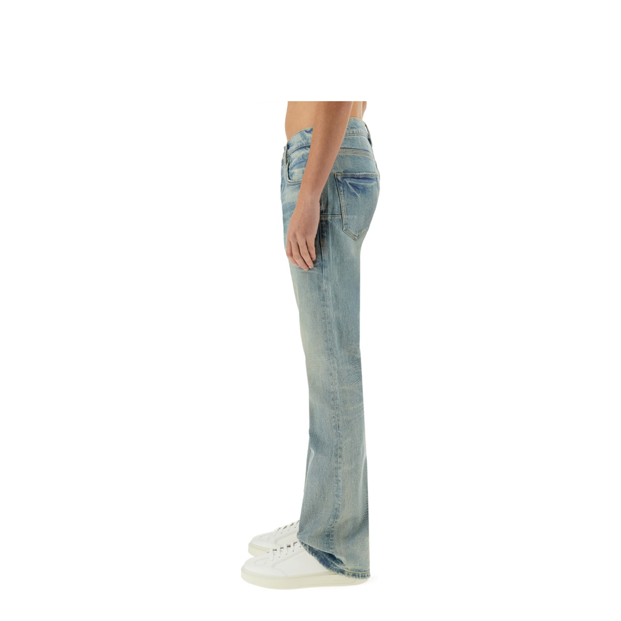 MAYFEYR - Purple Brand - Coated Flare Jeans - P004TPLG125LTINDIGO