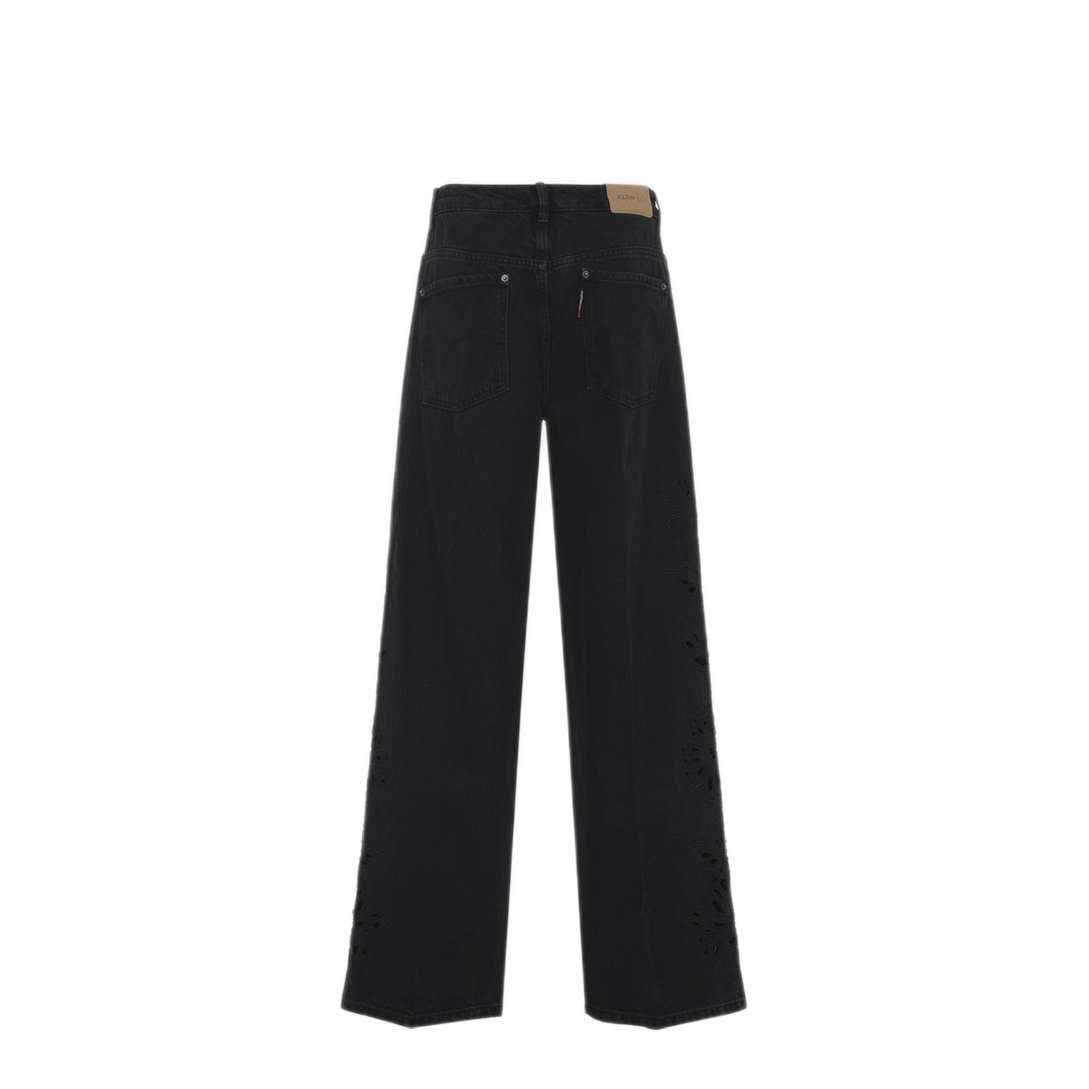 MAYFEYR - Farm Rio - Richilieu Black Cotton Jeans - 344820L0034