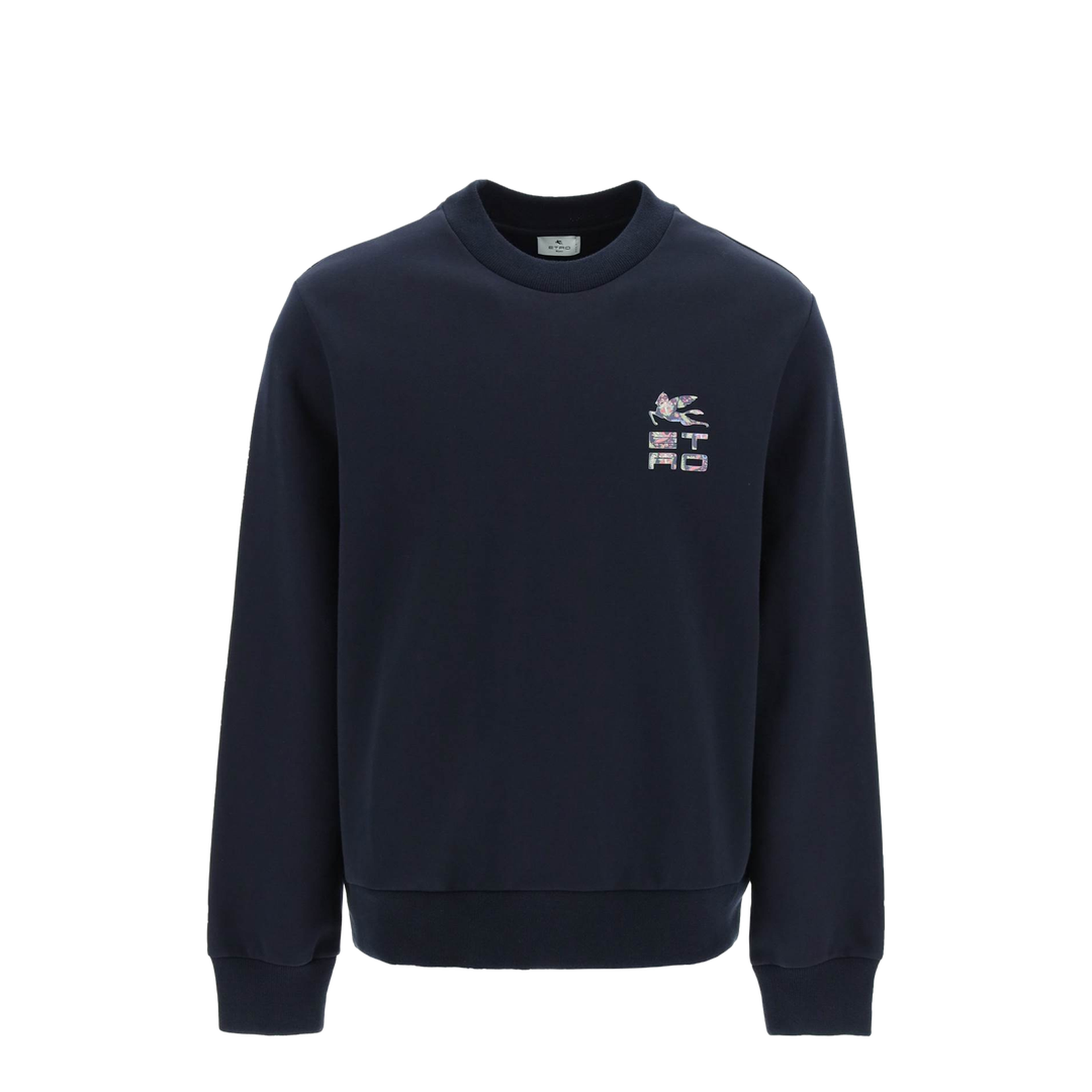 Cotton Sweatshirt with Front Logo