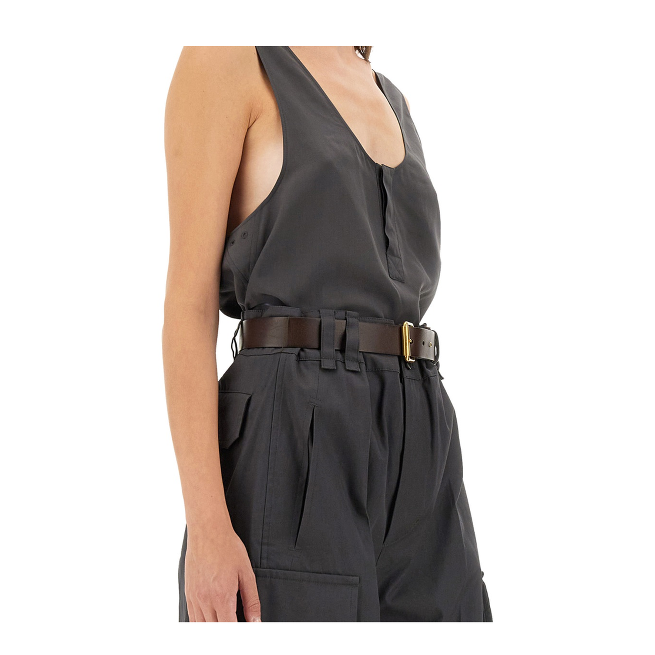 MAYFEYR - Saint Laurent - Tank Top Henley - 789945Y7I224280
