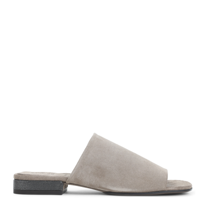 MAYFEYR - Brunello Cucinelli - Suede Flat Sandals - MZSFC3170