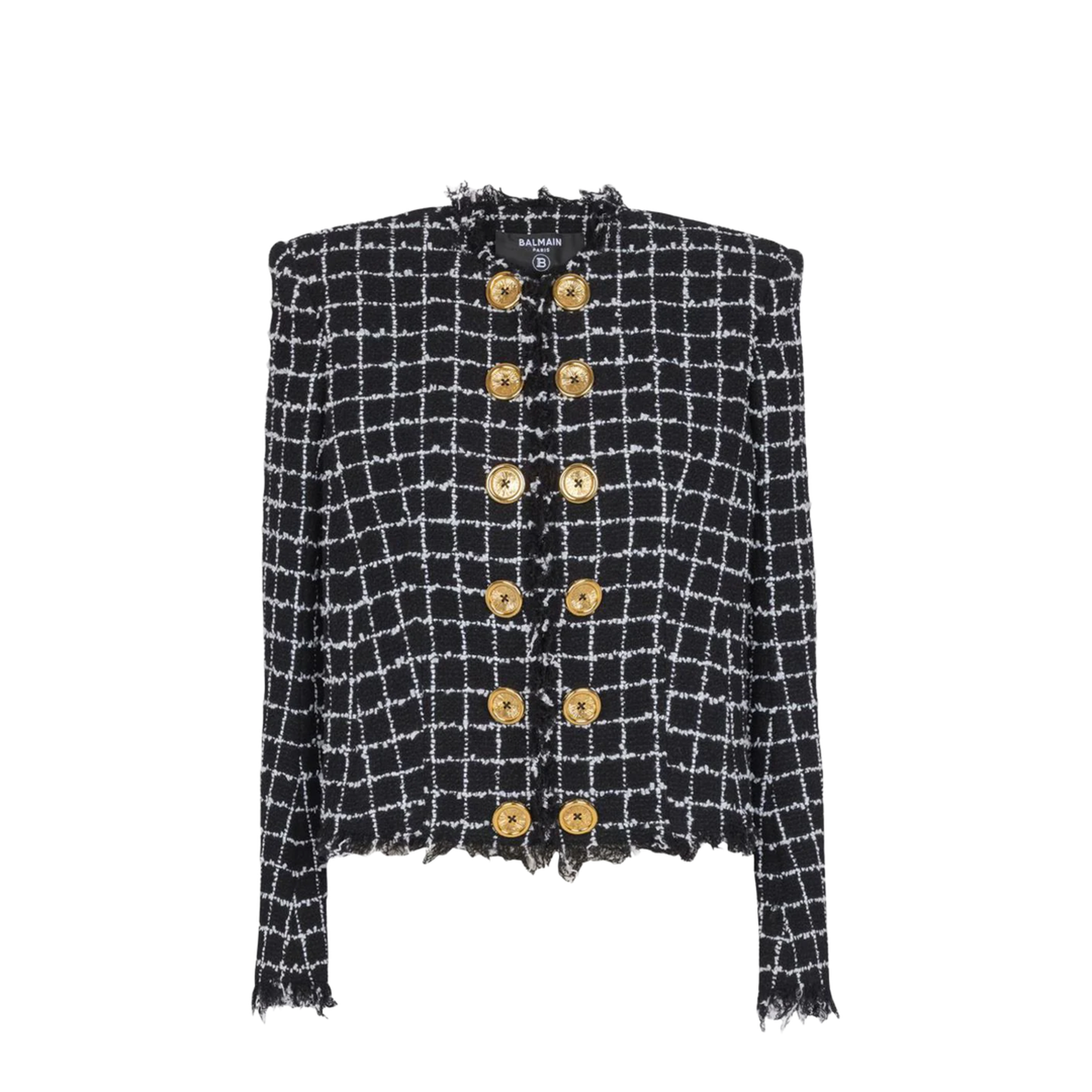 Women's Jacket Grid Pattern