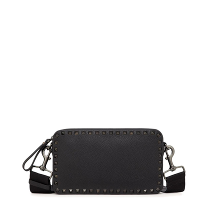 Rockstud Grainy Calfskin Crossbody Bag