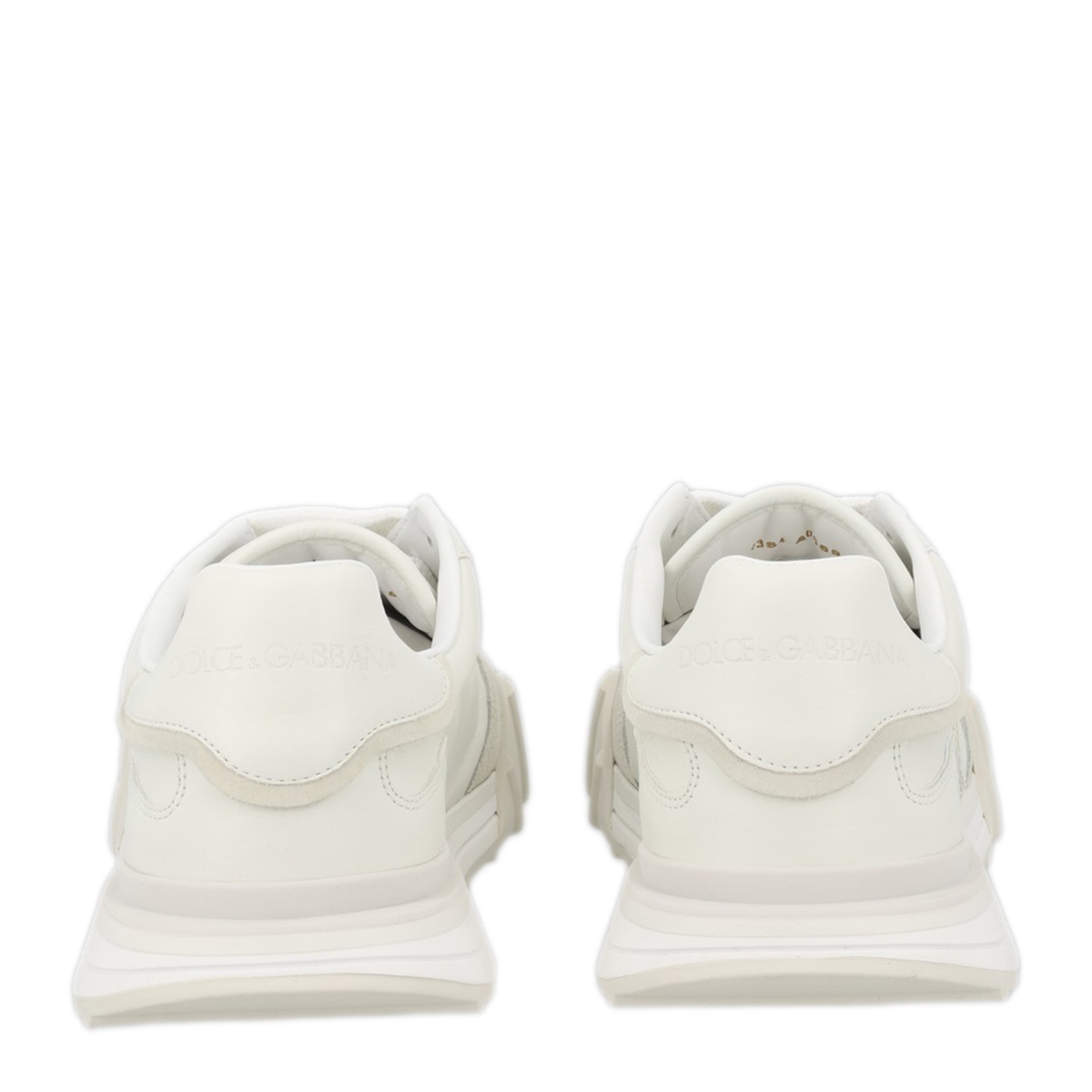 Athletic Fabric And Leather Sneakers