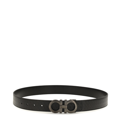 MAYFEYR - Ferragamo - Reversible Gancini Leather Belt - 780544185
