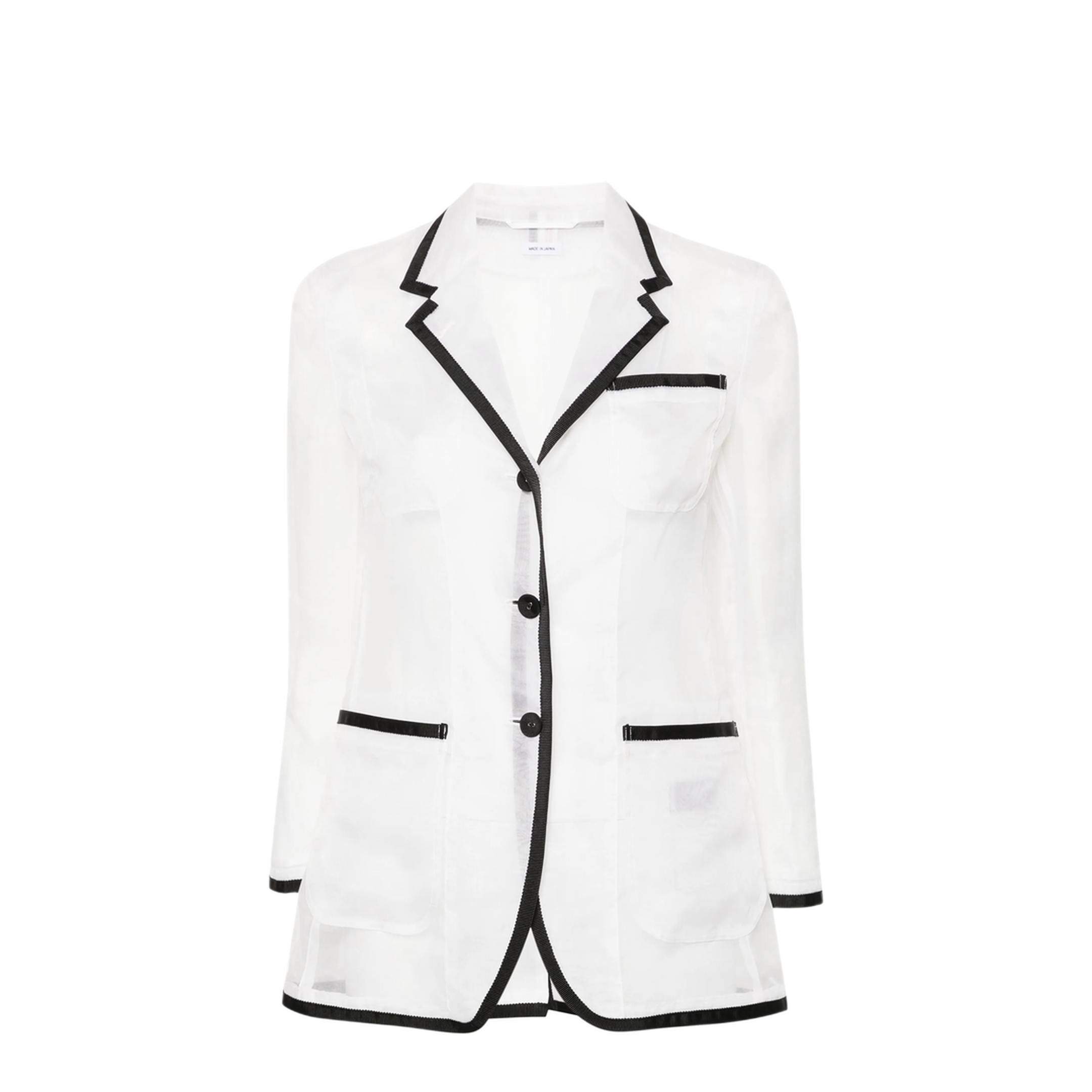 MAYFEYR - Thom Browne - Semi-Sheer Organza Blazer - FBC927B05762100
