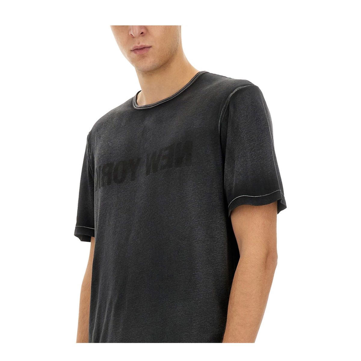 MAYFEYR - HELMUT LANG - Garment Dyed New York T Shirt - O10HM508001