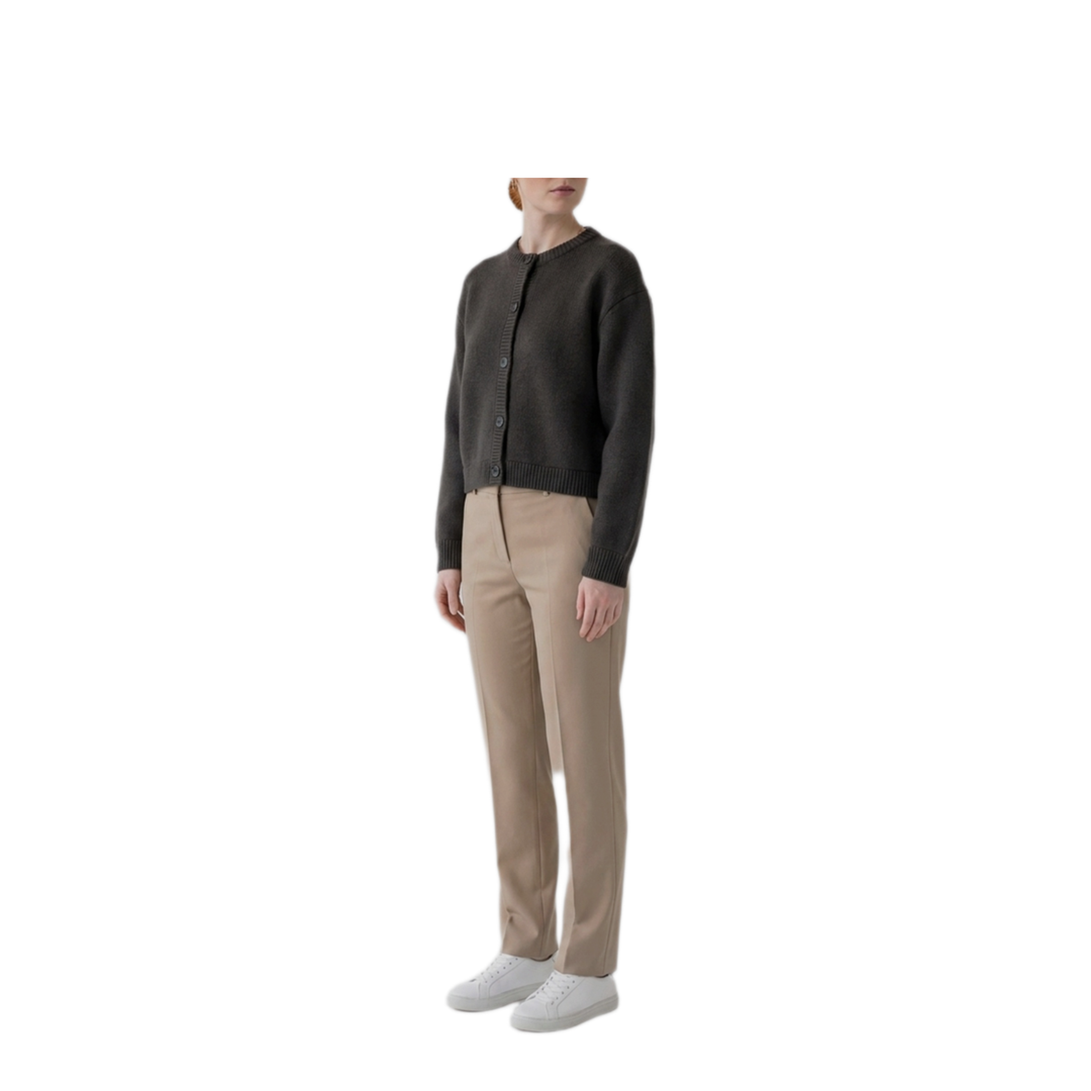 MAYFEYR - Lisa Yang - Dark Fern Emmylou Cardigan Jacket - 2026483DFE