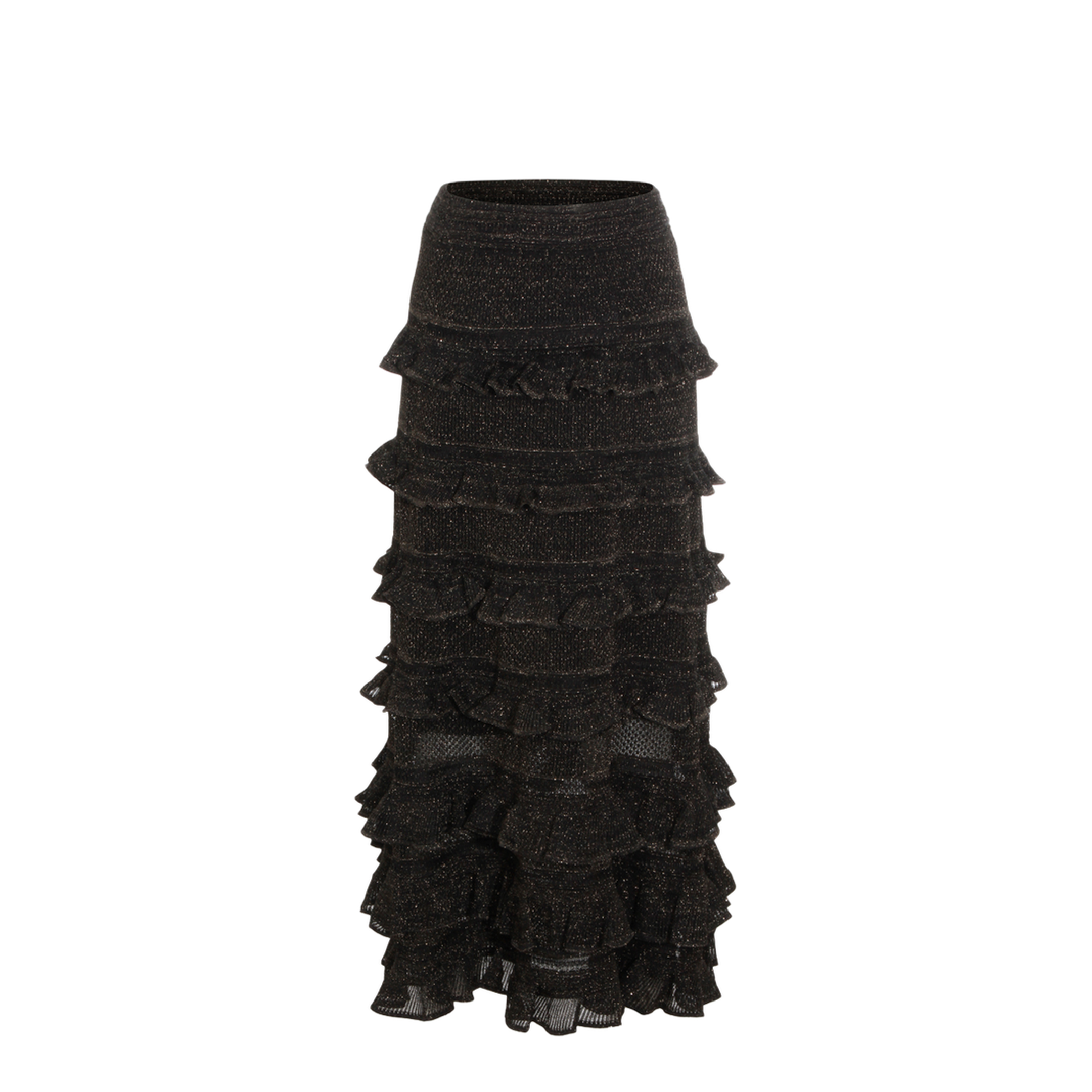 Metallic Black Skirt