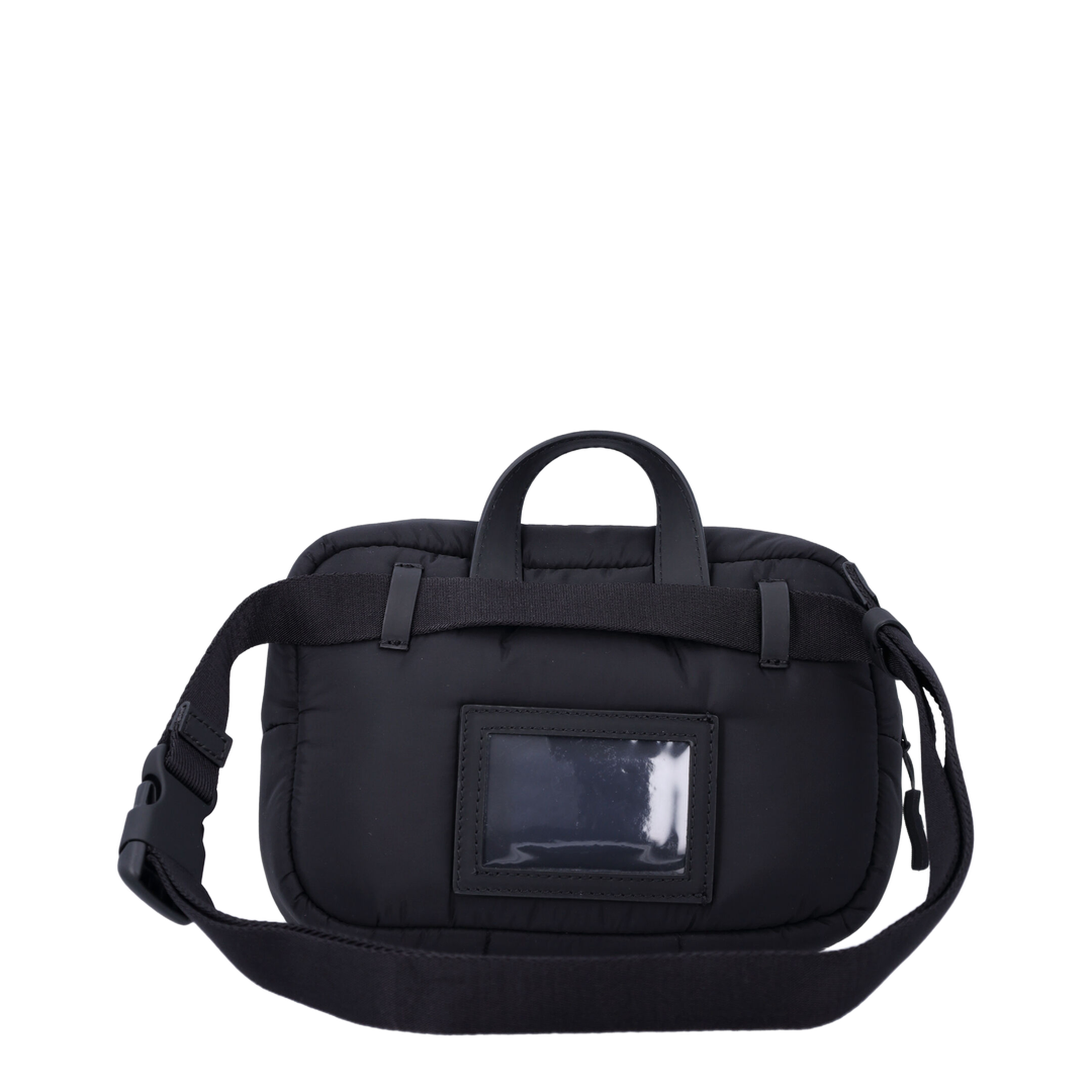 Quilted Waist Bag with Embossed Logo