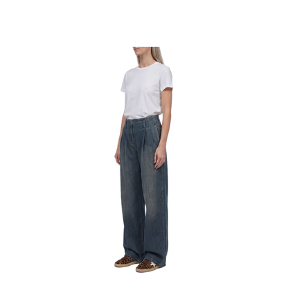 MAYFEYR - Golden Goose - Medium Wash Cotton Pants - GWP01203P00265450100