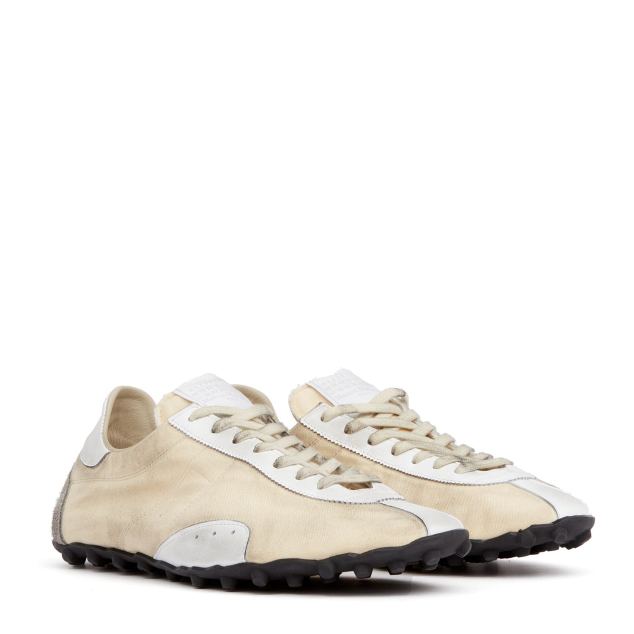 MAYFEYR - Maison Margiela - Leather Lace-Up Trainers - S58WS0264P8190HA775