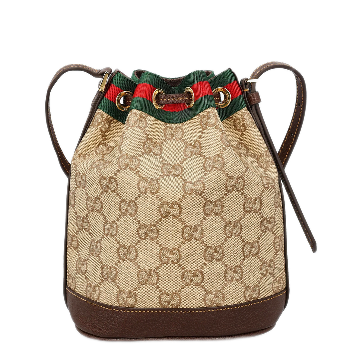 MAYFEYR - Gucci - Mini Bucket Bag With Web Strap - 876060FAF8R8547
