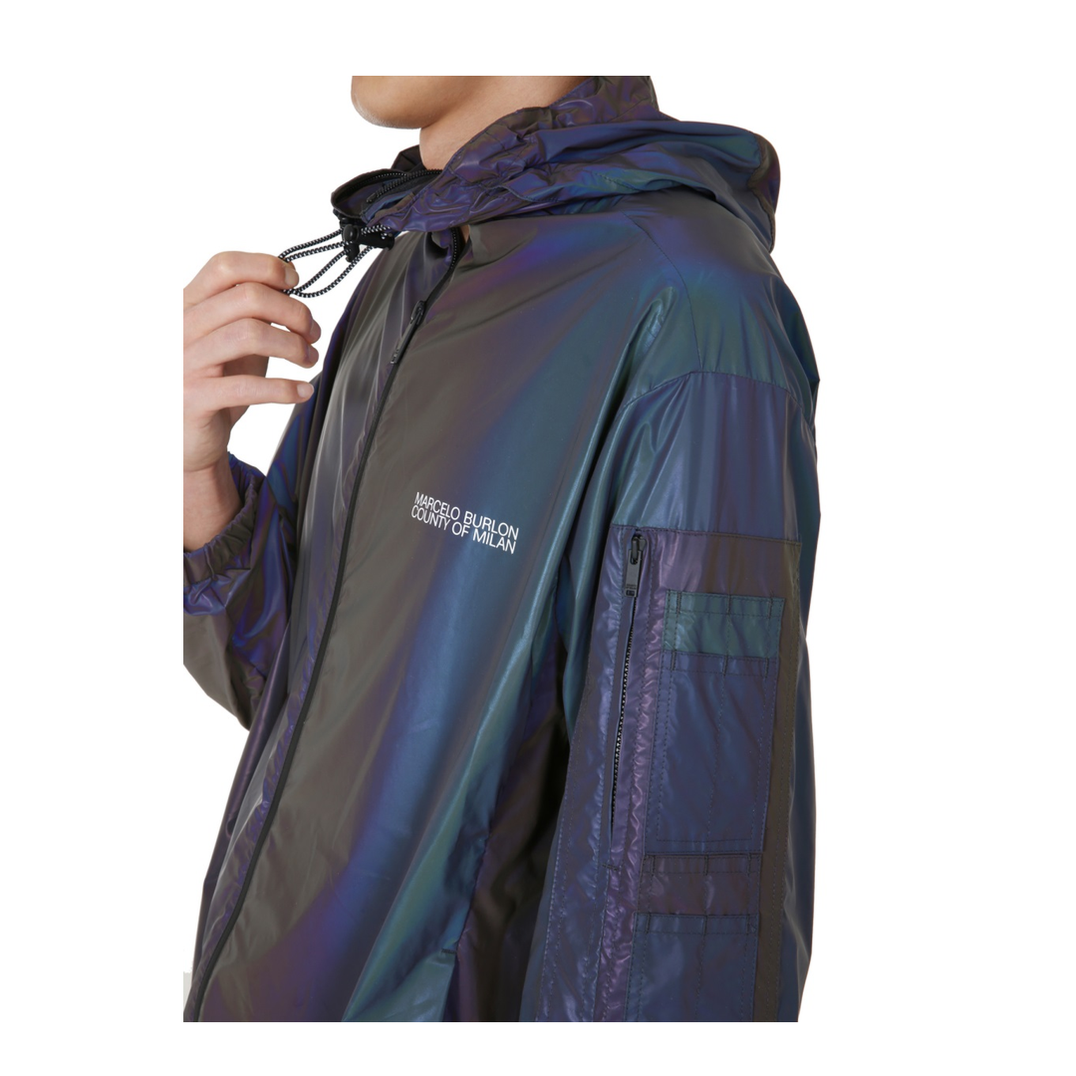 MAYFEYR - MARCELO BURLON COUNTY OF MILAN - Wind Jacket - CMEB031E20FAB0011001