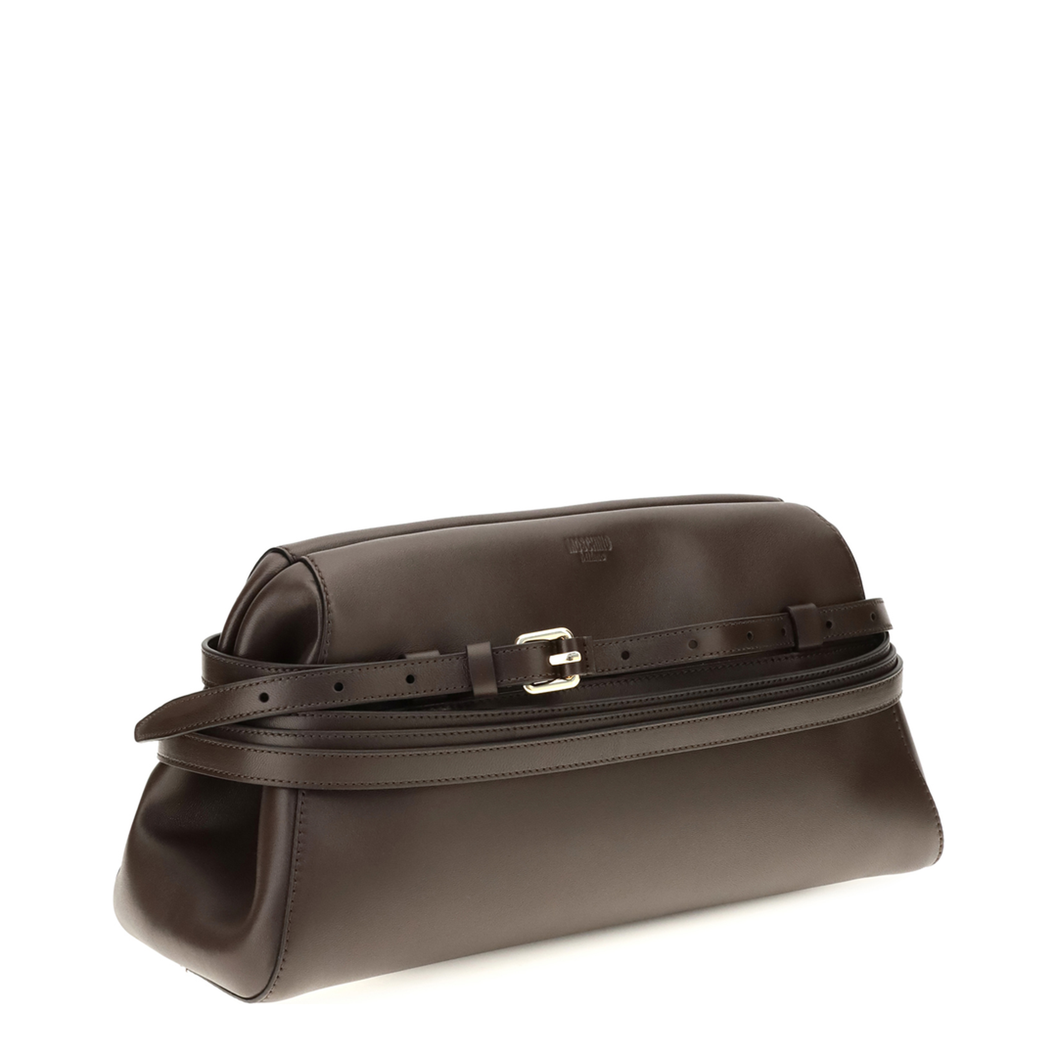 MAYFEYR - Moschino - Leather Clutch With Buckle Detail - MC4018PP1POA0301