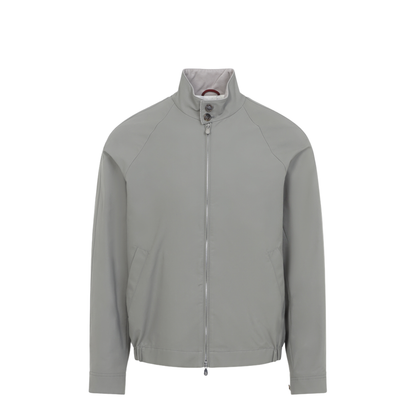 Technical Cotton Full-Zip Jacket