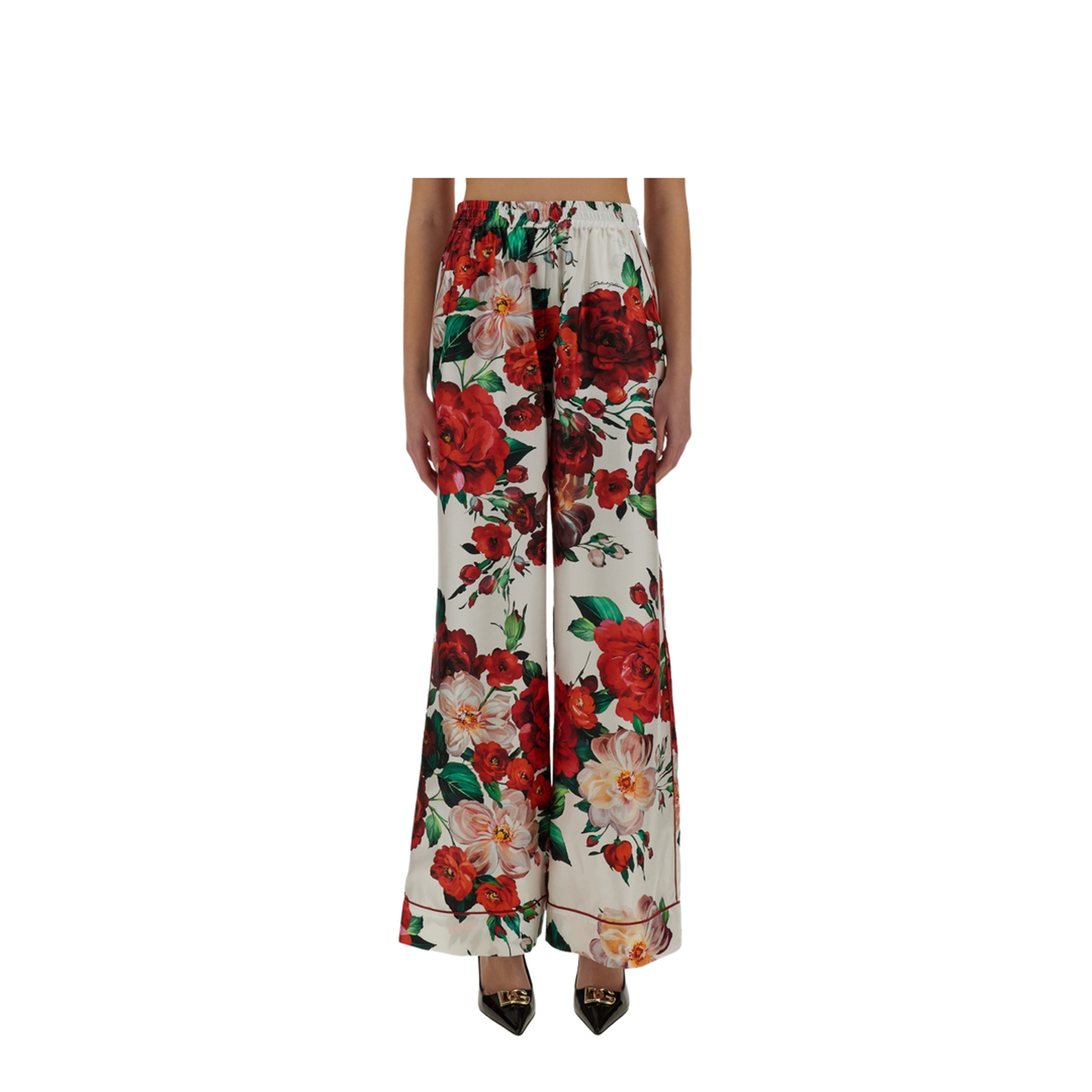 Rose Print Pajama Pants