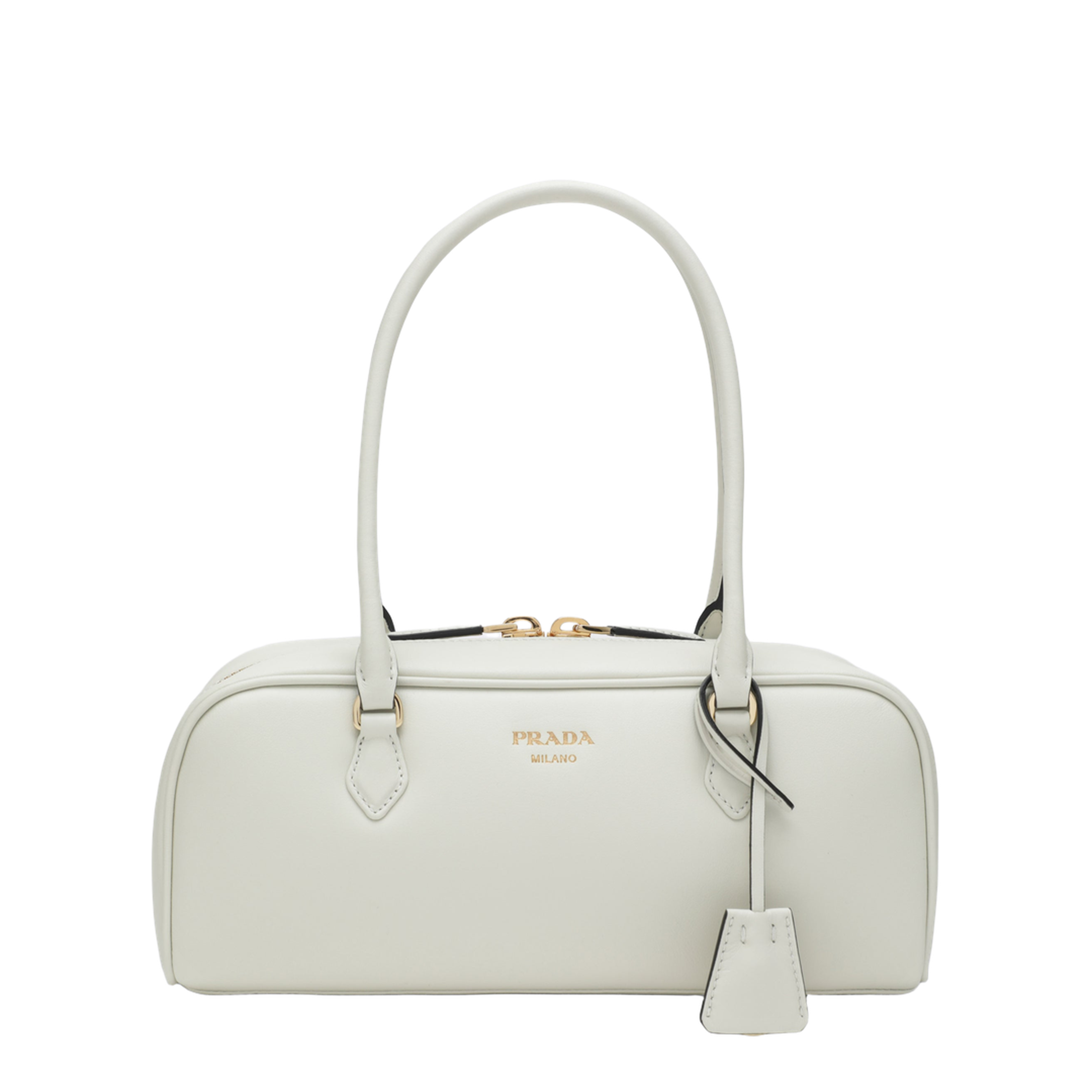 MAYFEYR - Prada - Shoulder Bag In White Leather - 1BB170OOO2CYSF0PG7