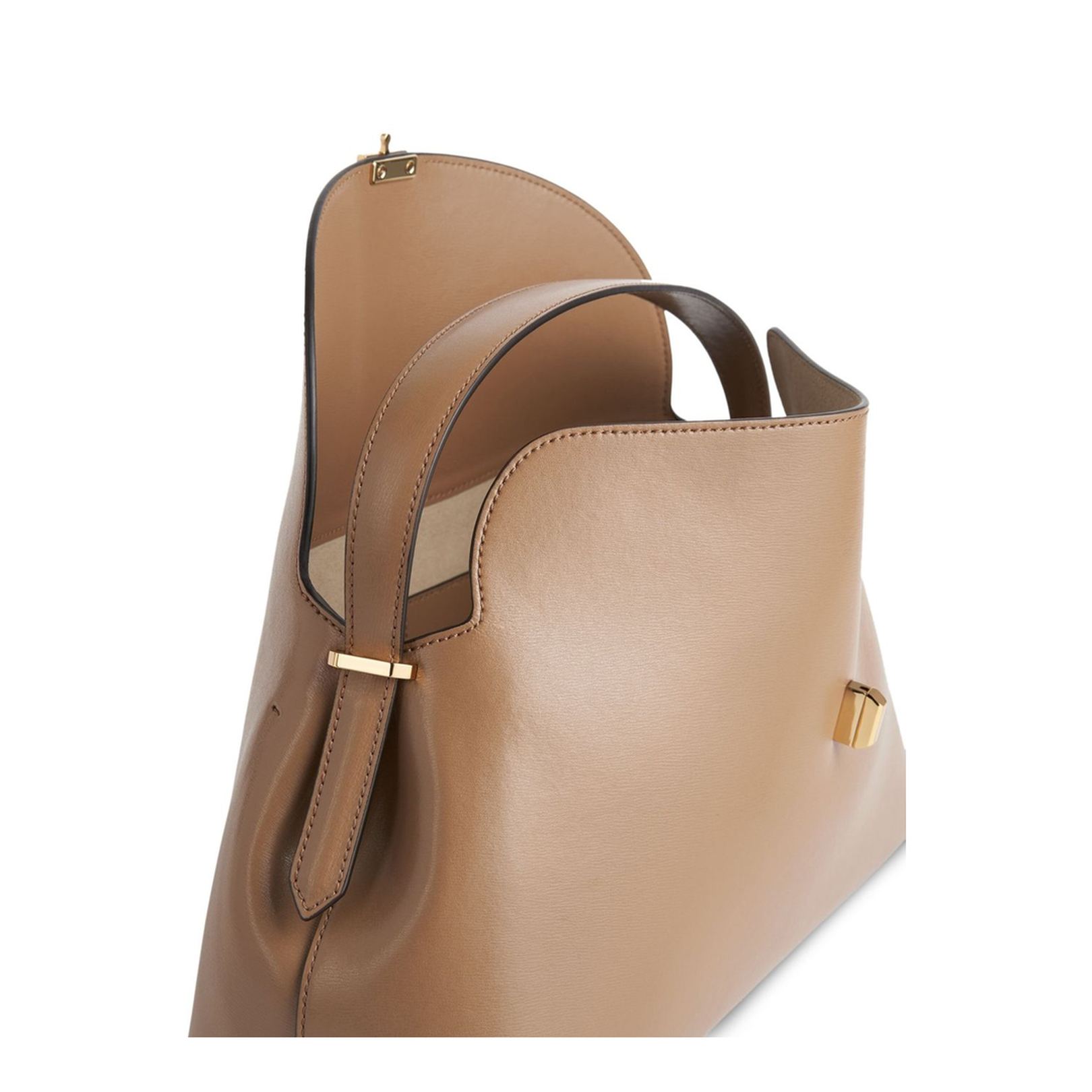 T-lock Leather Shoulder Bag