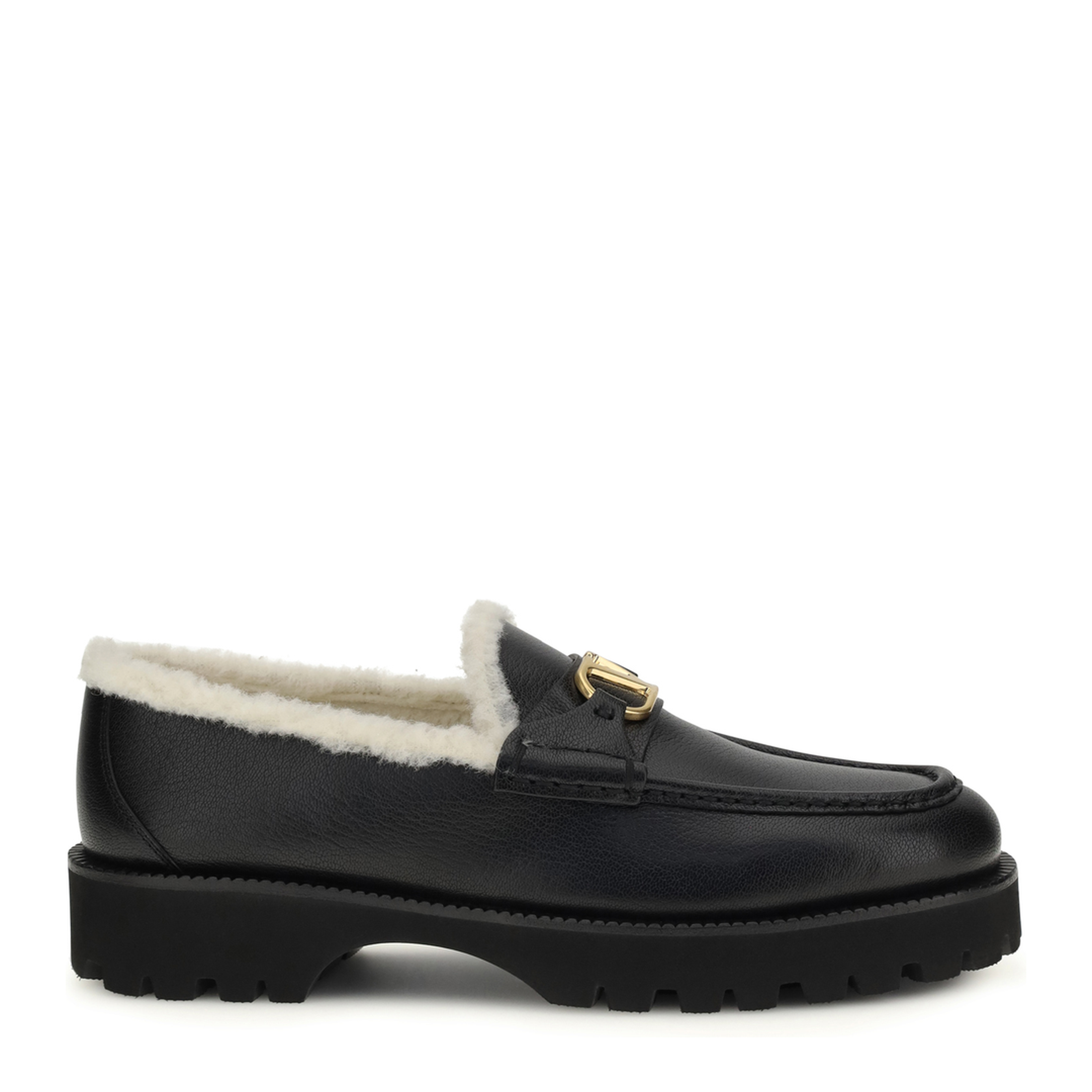 MAYFEYR - Valentino - Vlogo Fur Loafers - 7W0S0NF5JJJ0NI