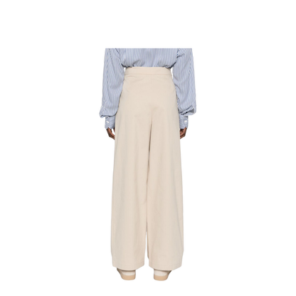 Brushed Cotton Long Skirt with Buttons