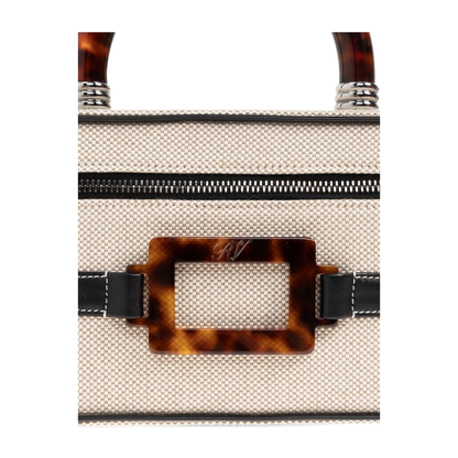 Vanity Belle Vivier Mini Bag Canvas