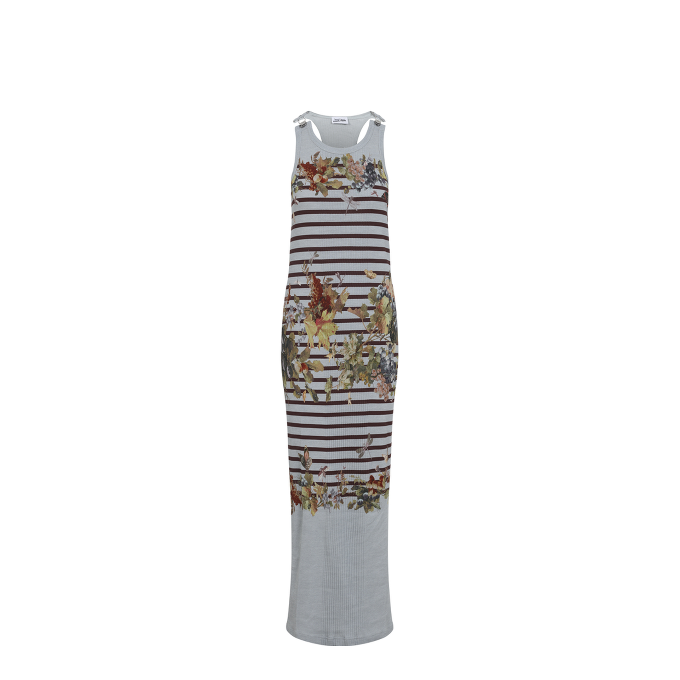 MAYFEYR - Jean Paul Gaultier - Mariniere Grape Long Dress - 2601WDR120J041P5690