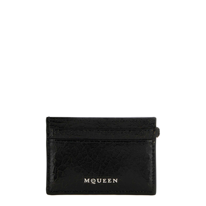 Calf Leather Cardholder With Logo Lettering