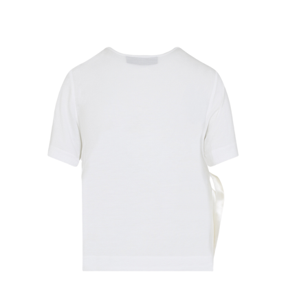 MAYFEYR - Simone Rocha - Bow Sash Easy T-Shirt - 54530571