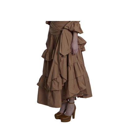 Maxi Skirt with Ruffles