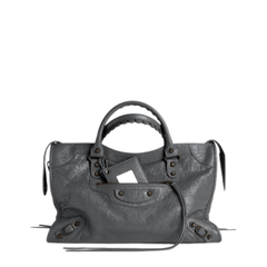 Le City Medium Lambskin Shoulder Bags - Volcanic Rock