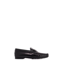 Tod'S brushed leather loafers with penny detail