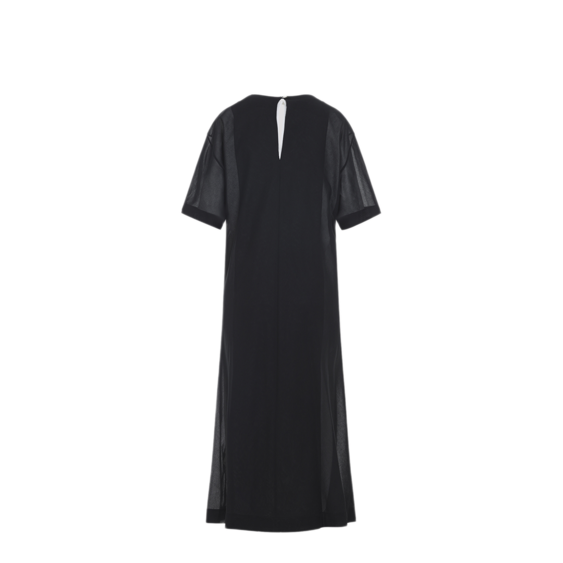 MAYFEYR - CARVEN - Sheer Draped Cotton Midi Dress - 6261K21027N999