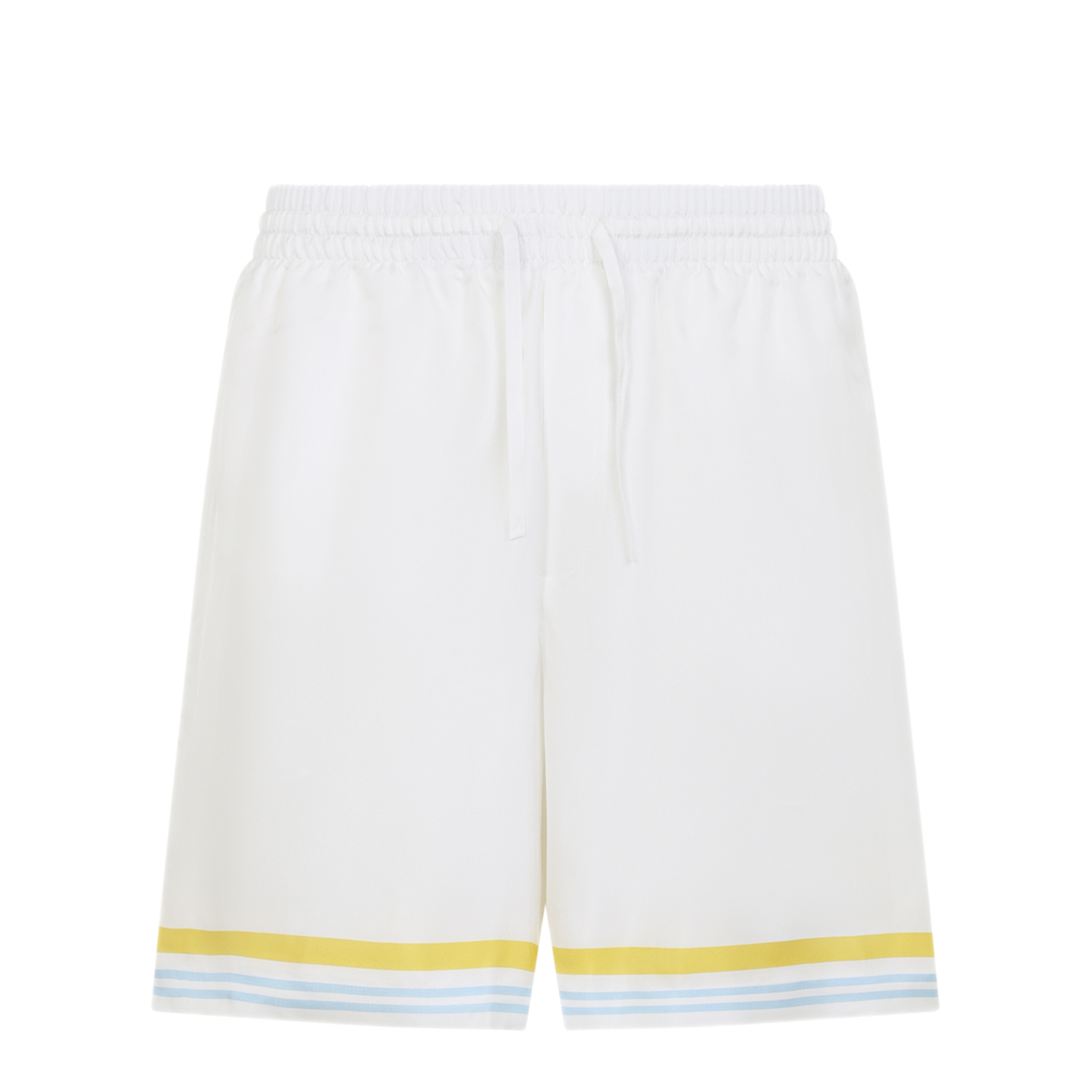 MAYFEYR - Casablanca - Flower Court Icon Shorts - MSS26TR39909WHITE