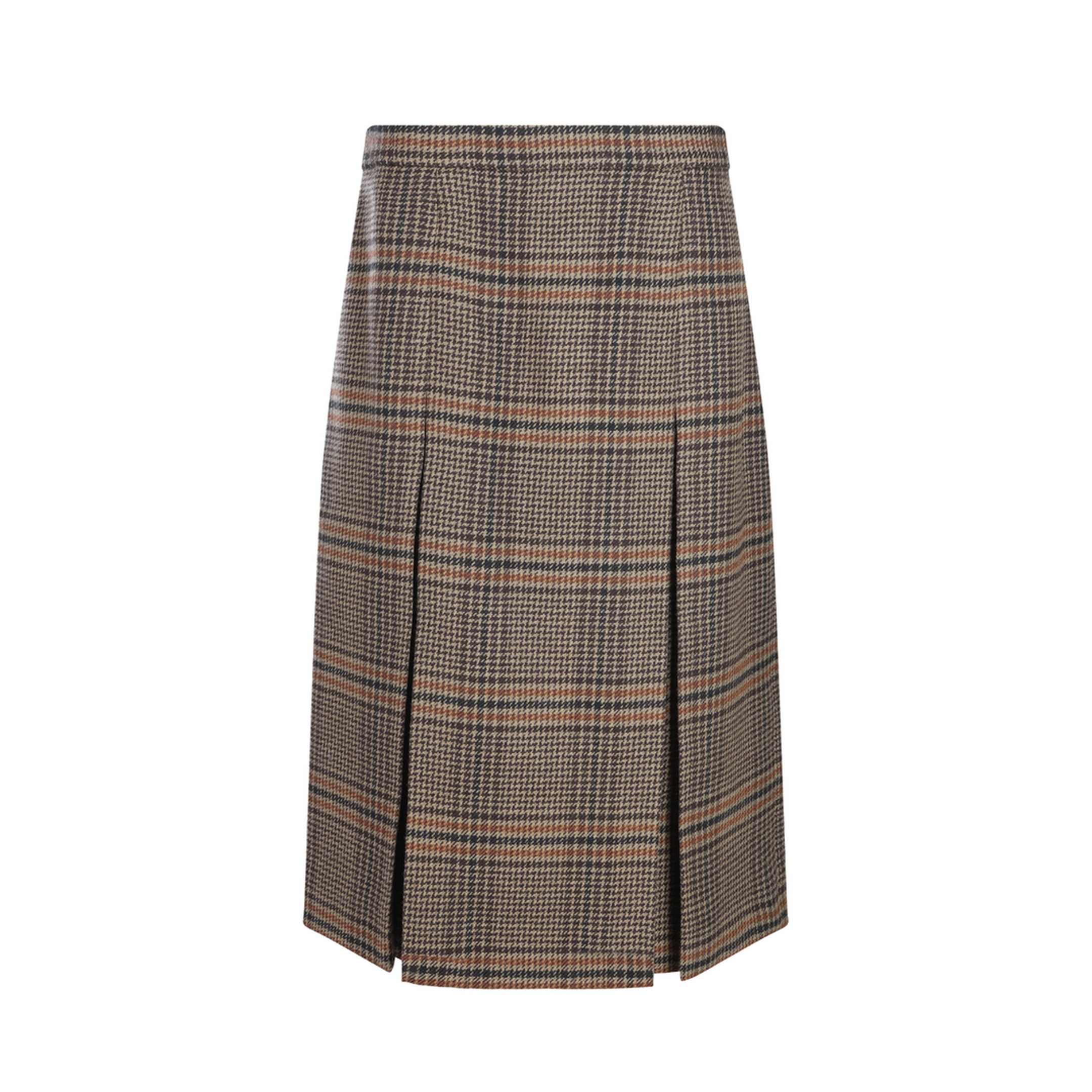 Wool and Cashmere Midi Skirt