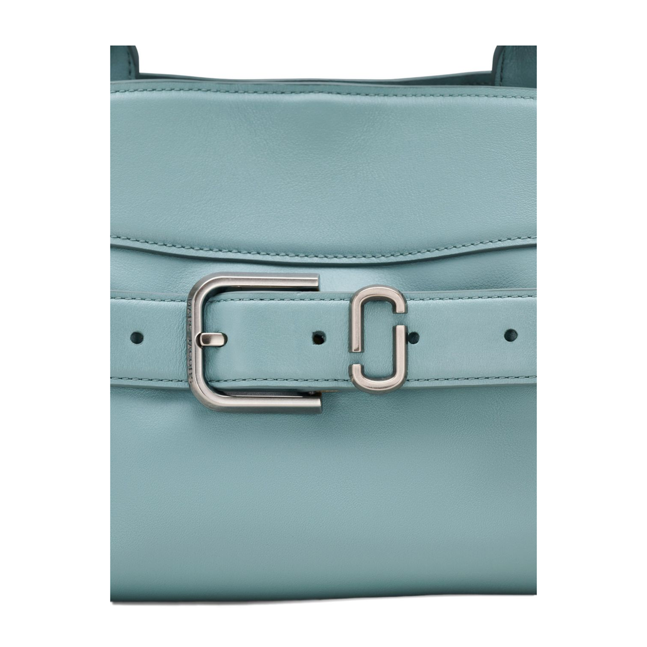 Dakota Small Smooth Leather Satchel - Sky Blue