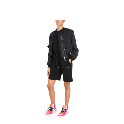 Bomber With Logo Print