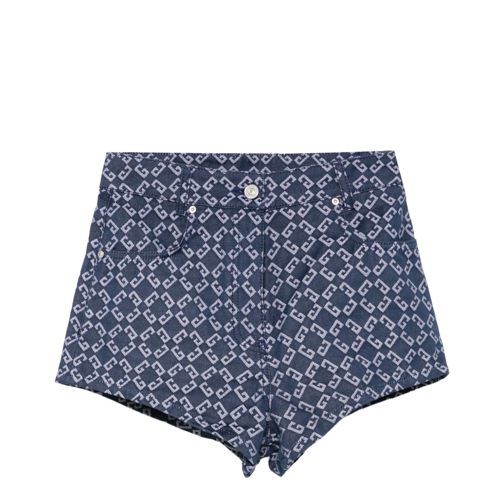 Monogram Denim Shorts