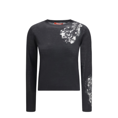 MAYFEYR -  - Wool Sweater With Lace Inserts - 2616361025600