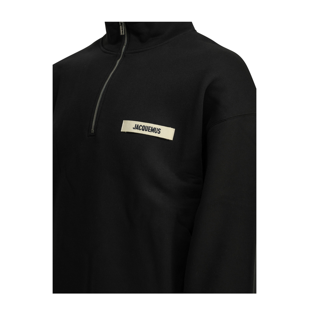MAYFEYR - Jacquemus - Le Camionneur Gros Grain Half Zip Sweatshirt - SSM00313AJ00174BLACK