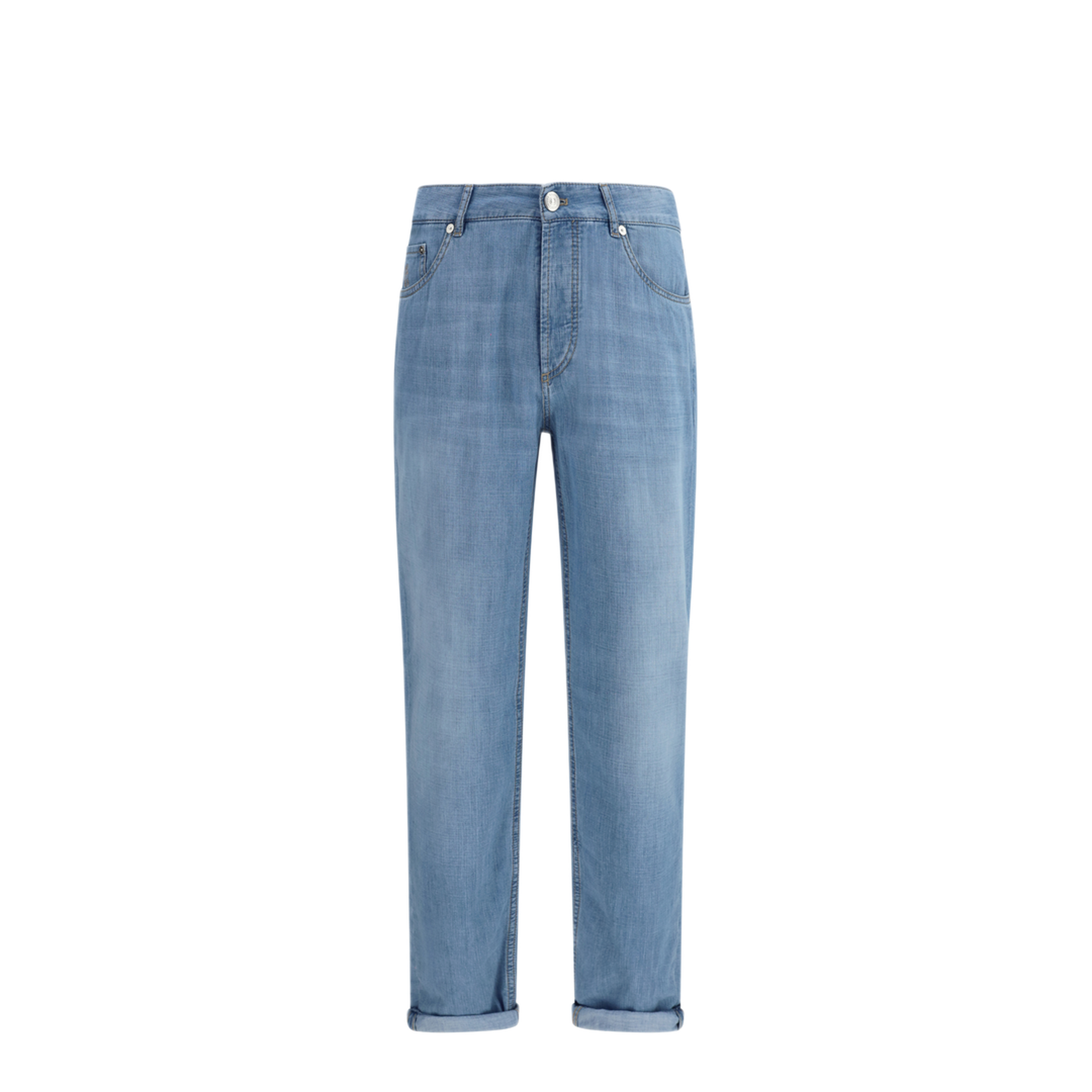MAYFEYR - Brunello Cucinelli - Jeans In Cotton With Distressed Effect - ME645D3210C1470