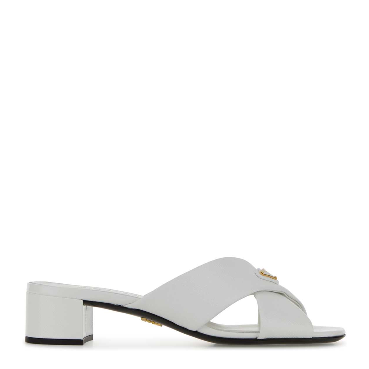 MAYFEYR - Prada - White Leather Mules - 1XX788F0353A9SF0009