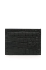 Croc-Embossed Cardholder