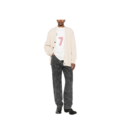 Cotton V-Necked Cardigan