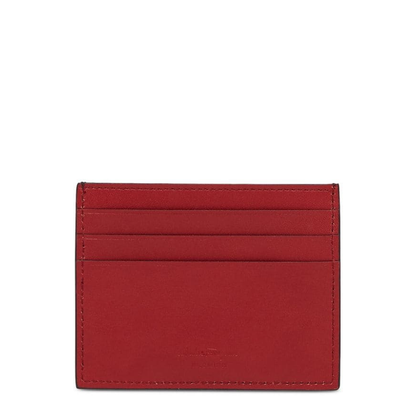 Gancini Leather Credit Card Case