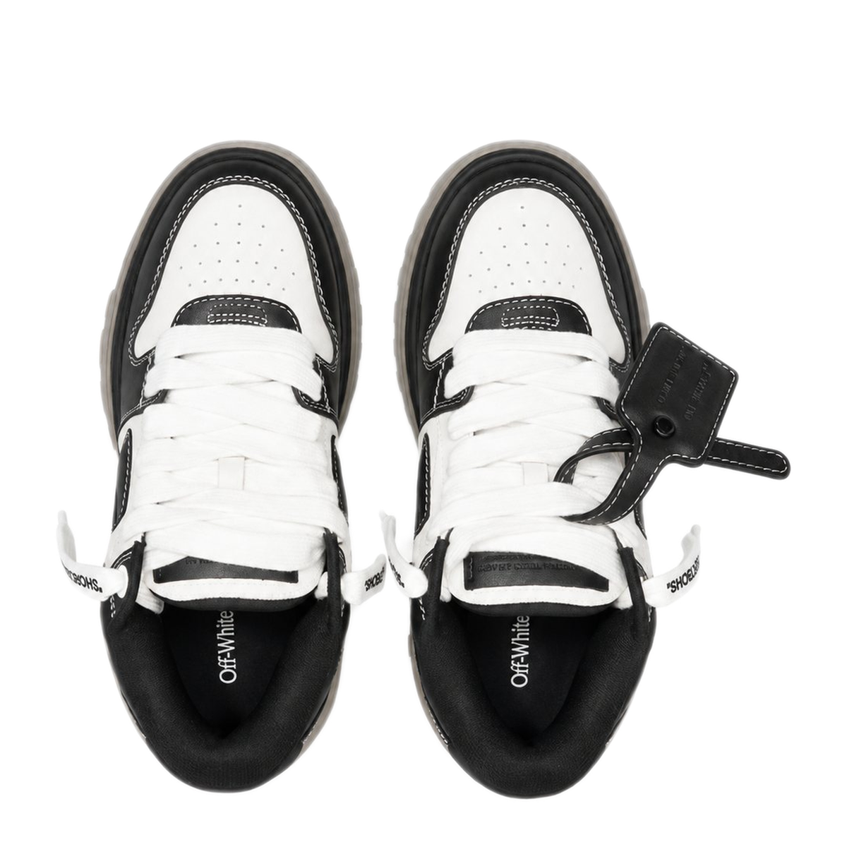 MAYFEYR - Off-White - W Ooo Chunky Varsity Sneakers 05743 - OF05743001WHTBLK