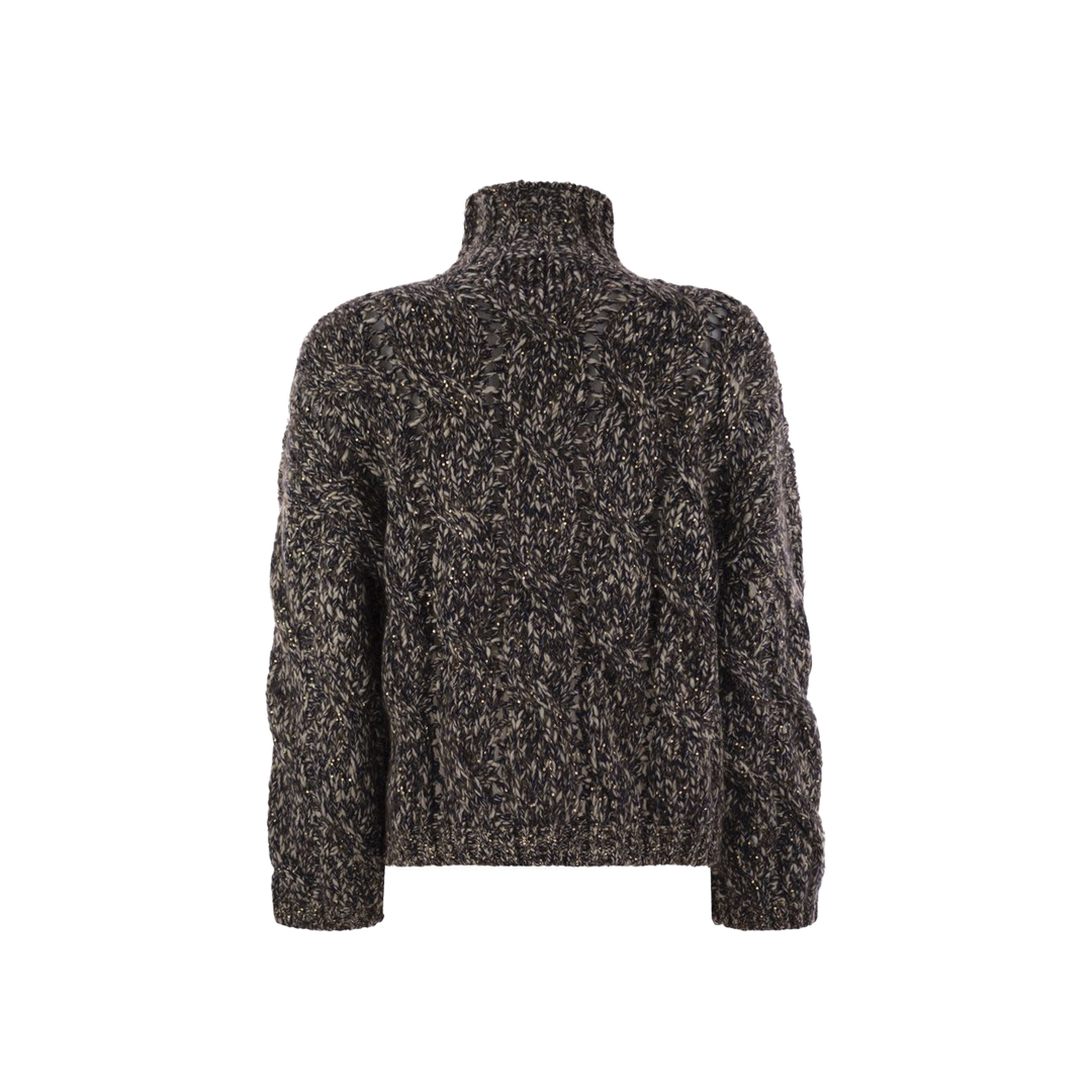 Soft Wool Cashmere And Mohair Turtleneck Sweater