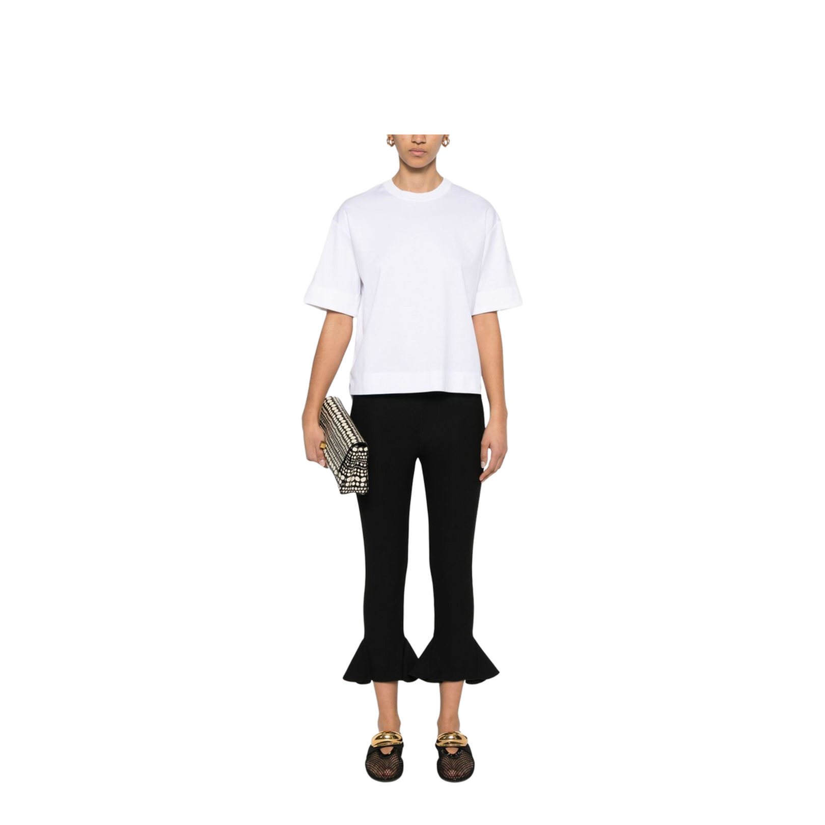Logo Cotton T-Shirt in White