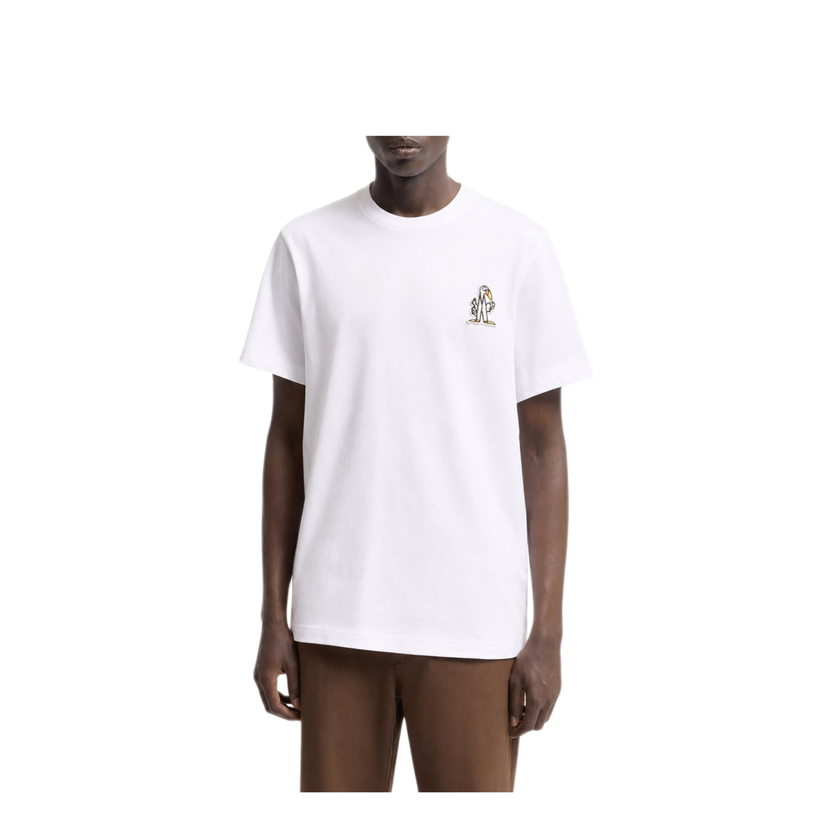 White Cotton T Shirt