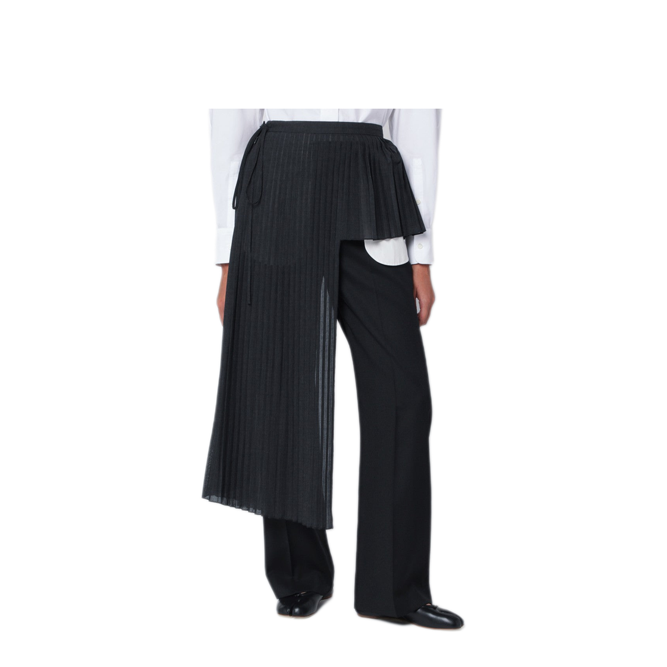 MAYFEYR - MKDT Studio - Gray Avery Atelier Pleated Half Skirt - 25-4-086-3819PLDG